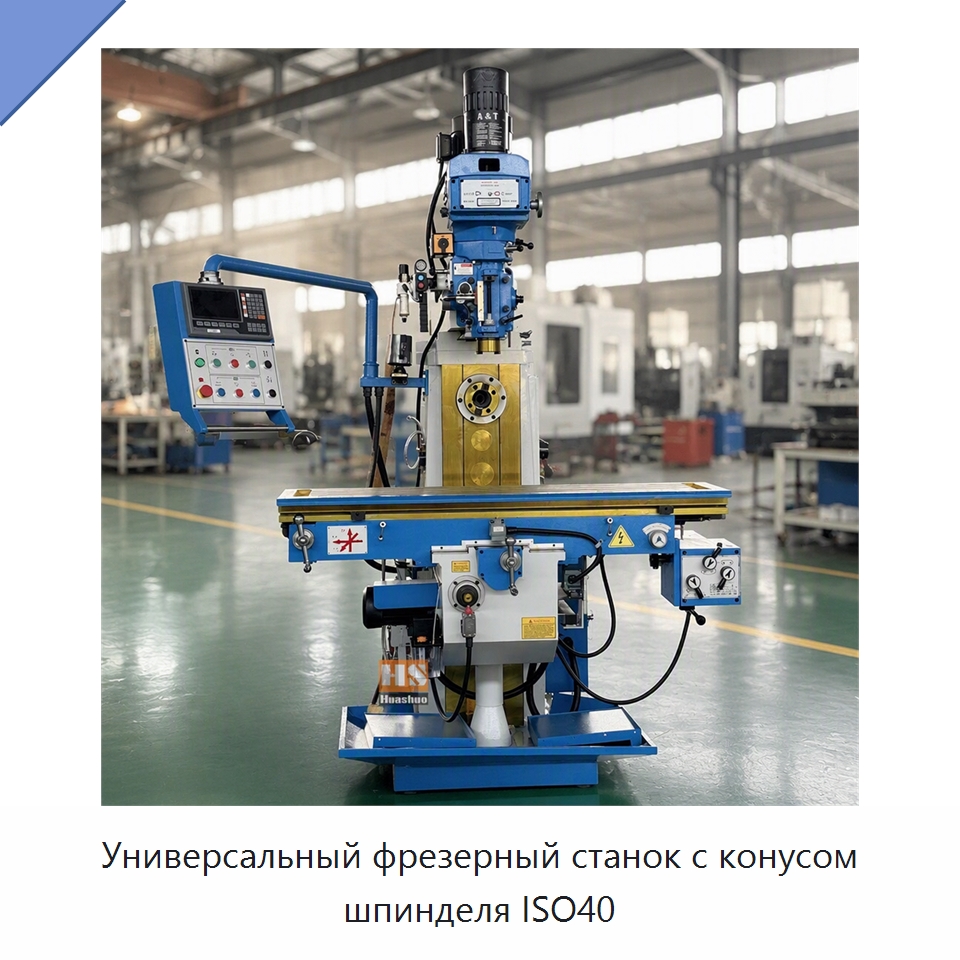 Универсальный фрезерный станок с конусом шпинделя ISO40 — Фрезерные станки