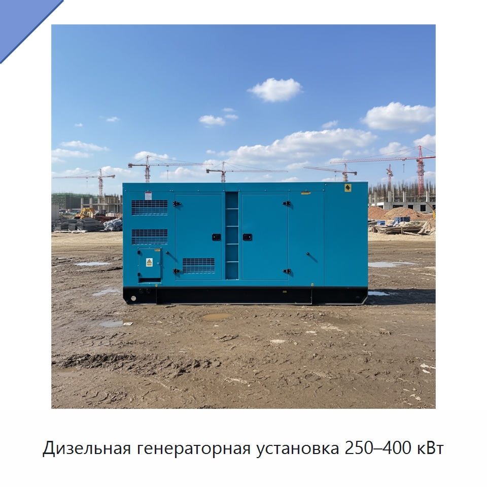Дизельная генераторная установка 250–400 кВт — Дизельные генераторы