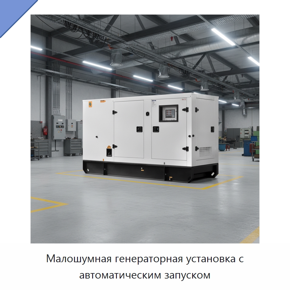 Малошумная генераторная установка с автоматическим запуском — Дизельные генераторы