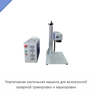 Портативная настольная машина для волоконной лазерной гравировки и маркировки — Лазерные маркировочные станки