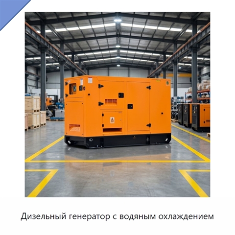 Дизельный генератор с водяным охлаждением