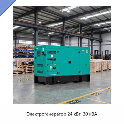 Электрогенератор 24 кВт, 30 кВА