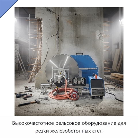 Высокочастотное рельсовое оборудование для резки железобетонных стен