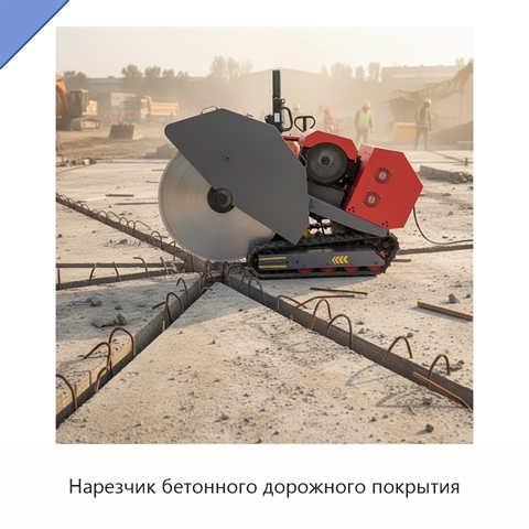Нарезчик бетонного дорожного покрытия