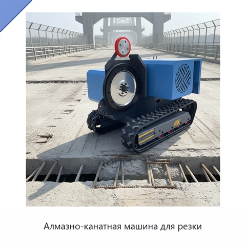 Алмазно-канатная машина для резки