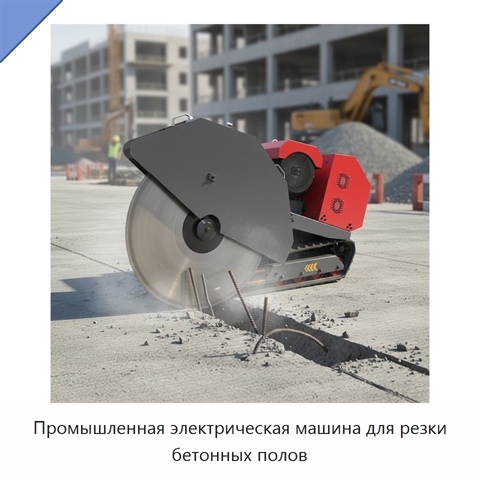 Промышленная электрическая машина для резки бетонных полов