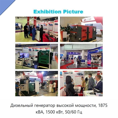 Дизельный генератор высокой мощности, 1875 кВА, 1500 кВт, 50/60 Гц