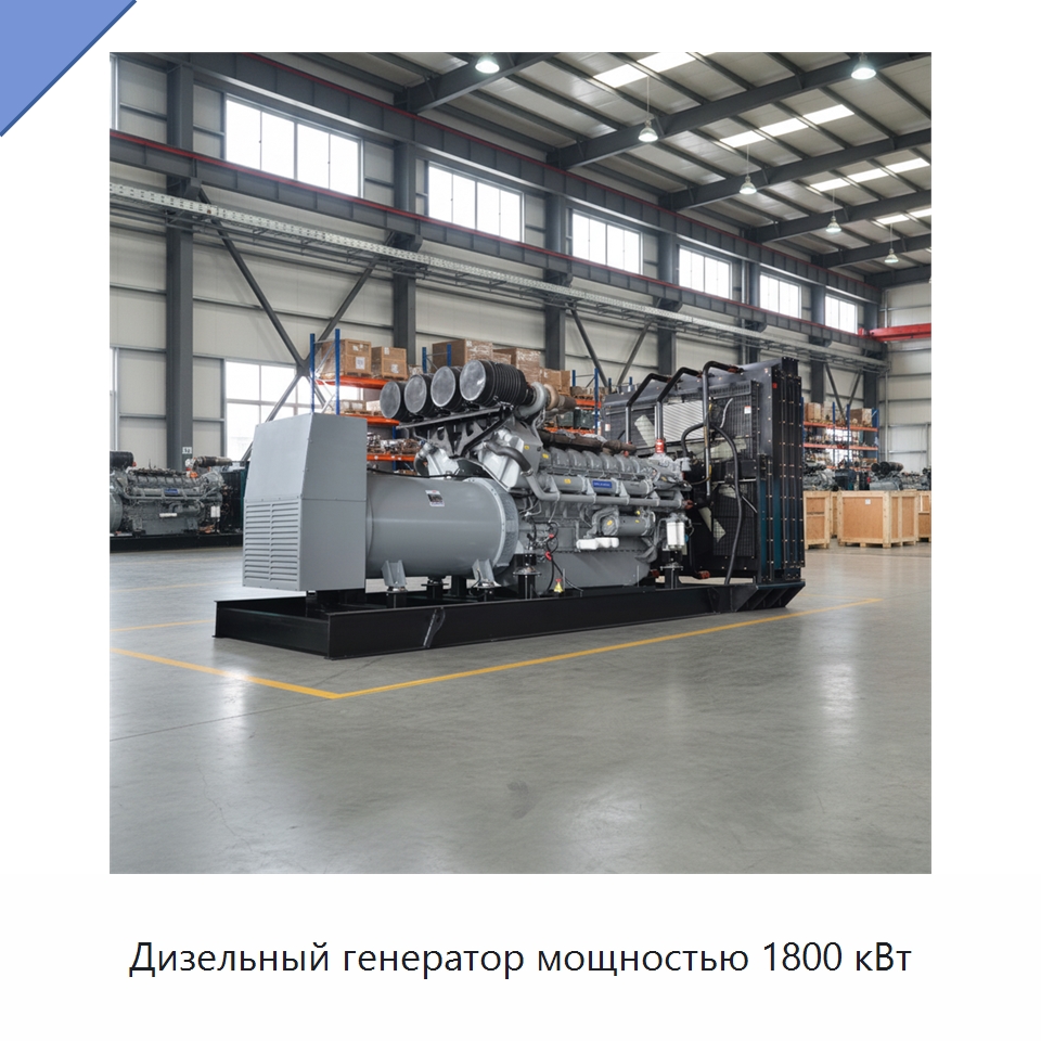 Дизельный генератор мощностью 1800 кВт — Дизельные генераторы