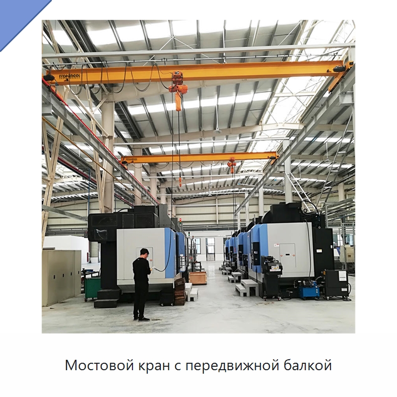 Мостовой кран с передвижной балкой — Краны