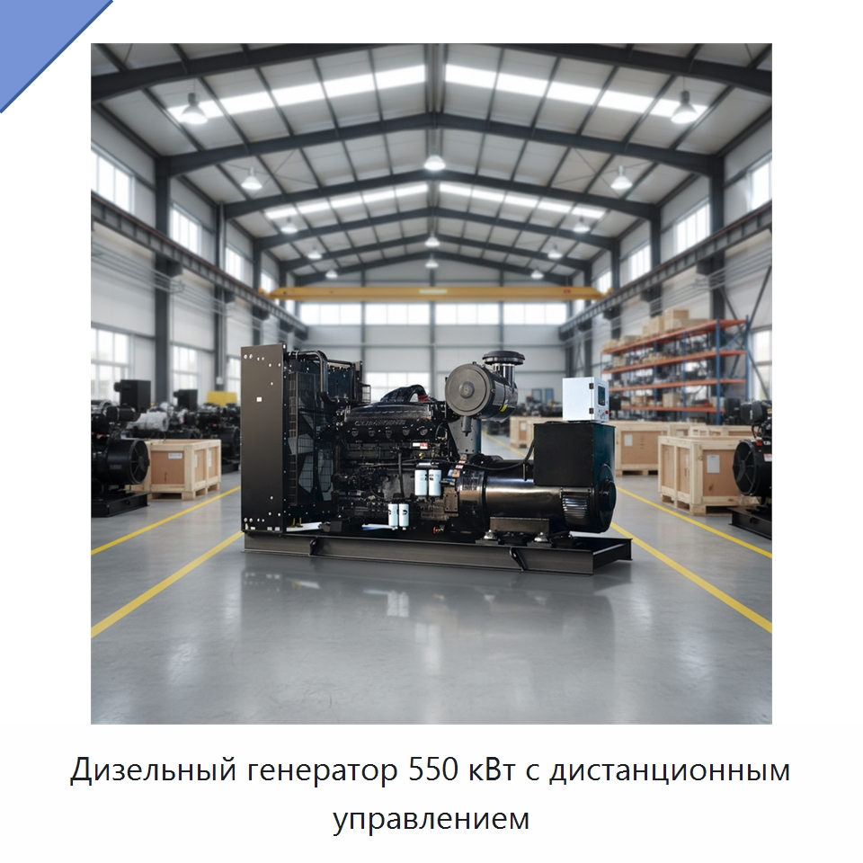 Дизельный генератор 550 кВт с дистанционным управлением — Дизельные генераторы