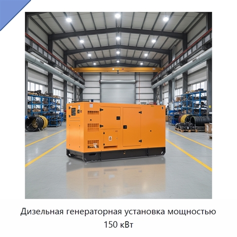 Дизельная генераторная установка мощностью 150 кВт