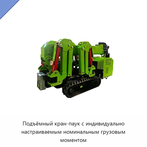 Подъёмный кран-паук с индивидуально настраиваемым номинальным грузовым моментом