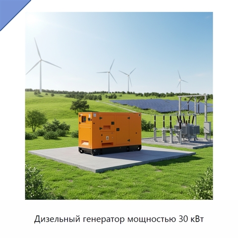 Дизельный генератор мощностью 30 кВт