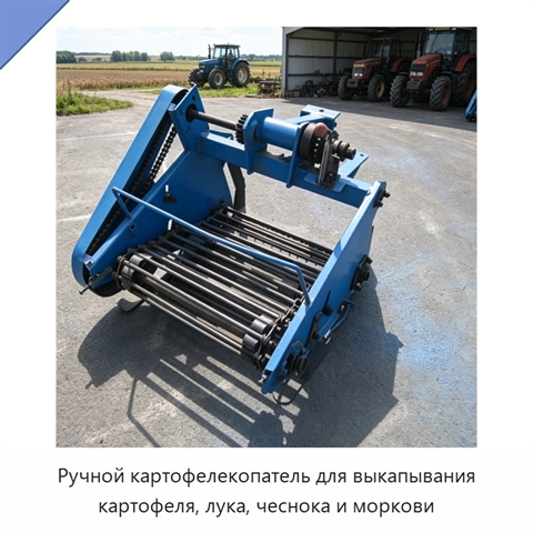Ручной картофелекопатель для выкапывания картофеля, лука, чеснока и моркови