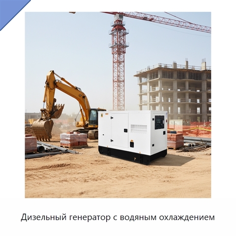 Дизельный генератор с водяным охлаждением