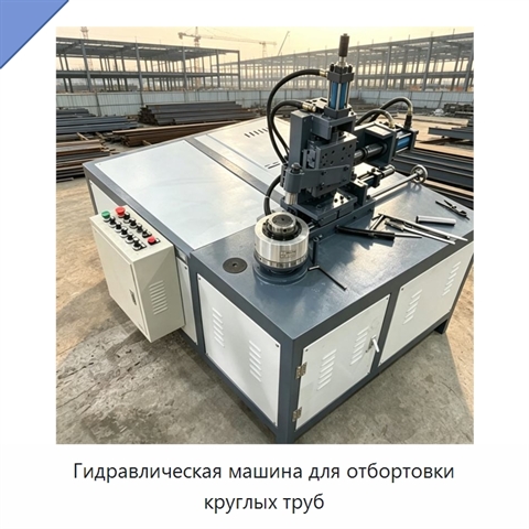Гидравлическая машина для отбортовки круглых труб