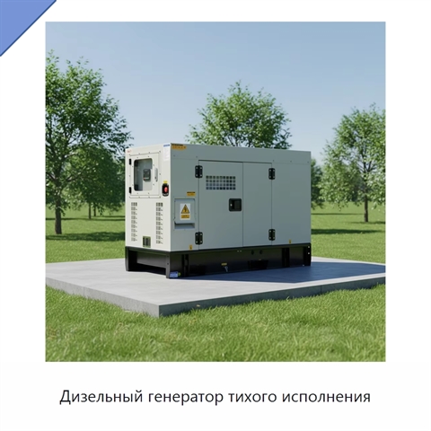 Дизельный генератор тихого исполнения