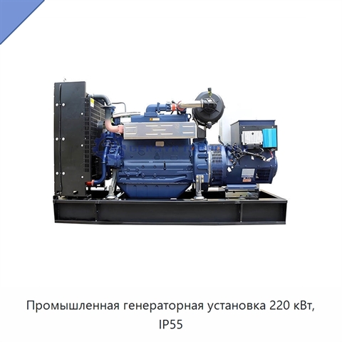 Промышленная генераторная установка 220 кВт, IP55