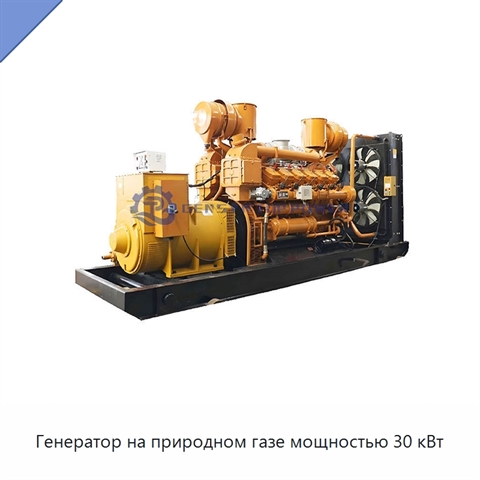 Генератор на природном газе мощностью 30 кВт