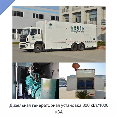 Дизельная генераторная установка 800 кВт/1000 кВА