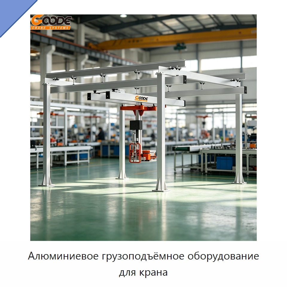 Алюминиевое грузоподъёмное оборудование для крана — Краны