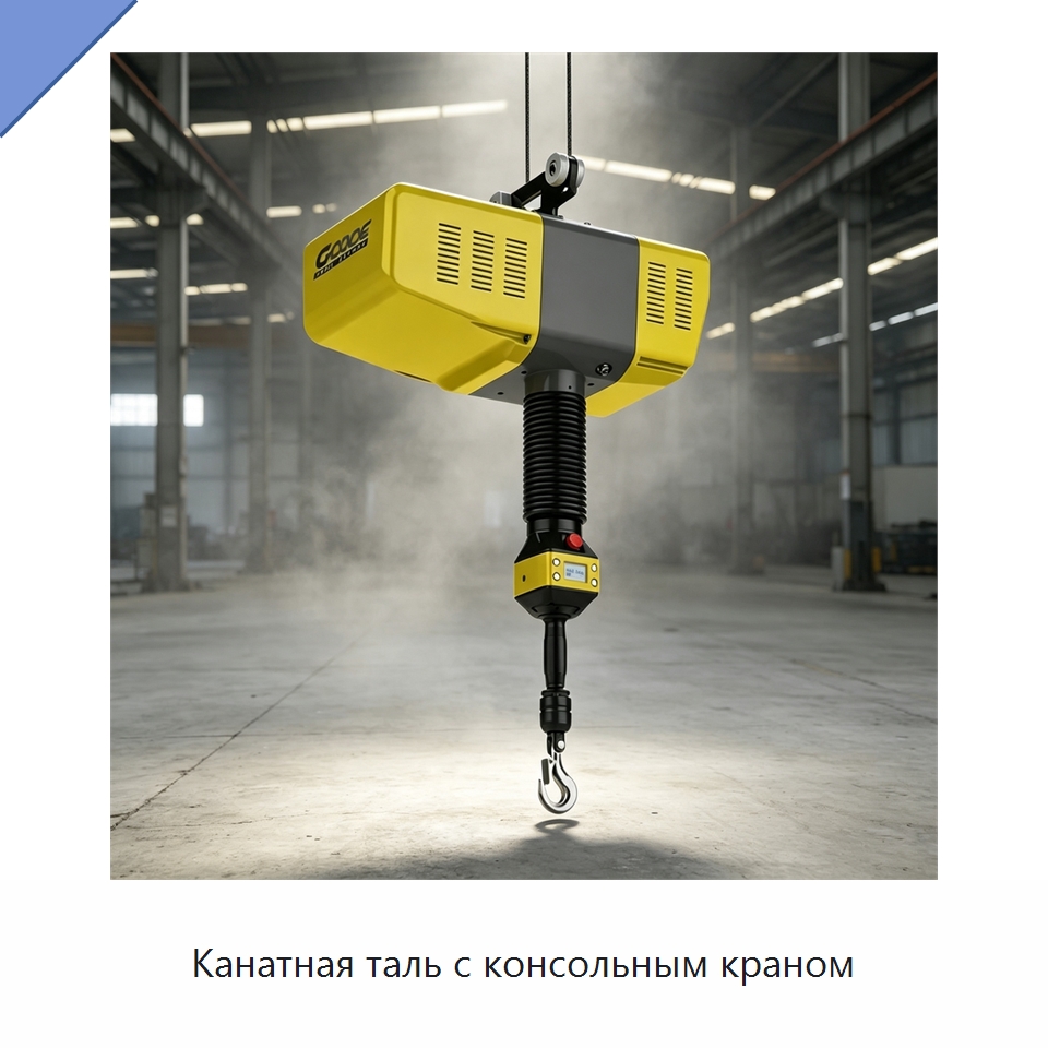Канатная таль с консольным краном — Электротали