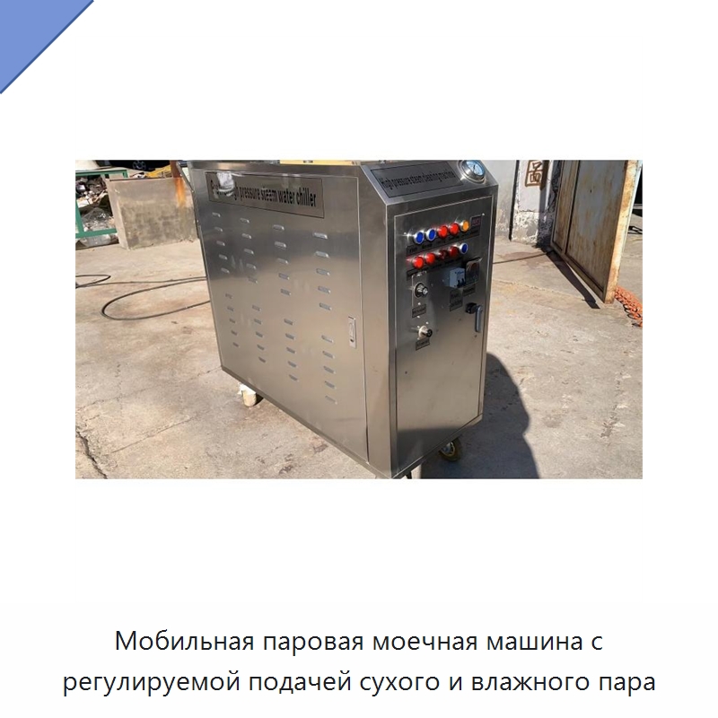 Мобильная паровая моечная машина с регулируемой подачей сухого и влажного пара — Специальное уборочное оборудование