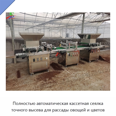 Полностью автоматическая кассетная сеялка точного высева для рассады овощей и цветов