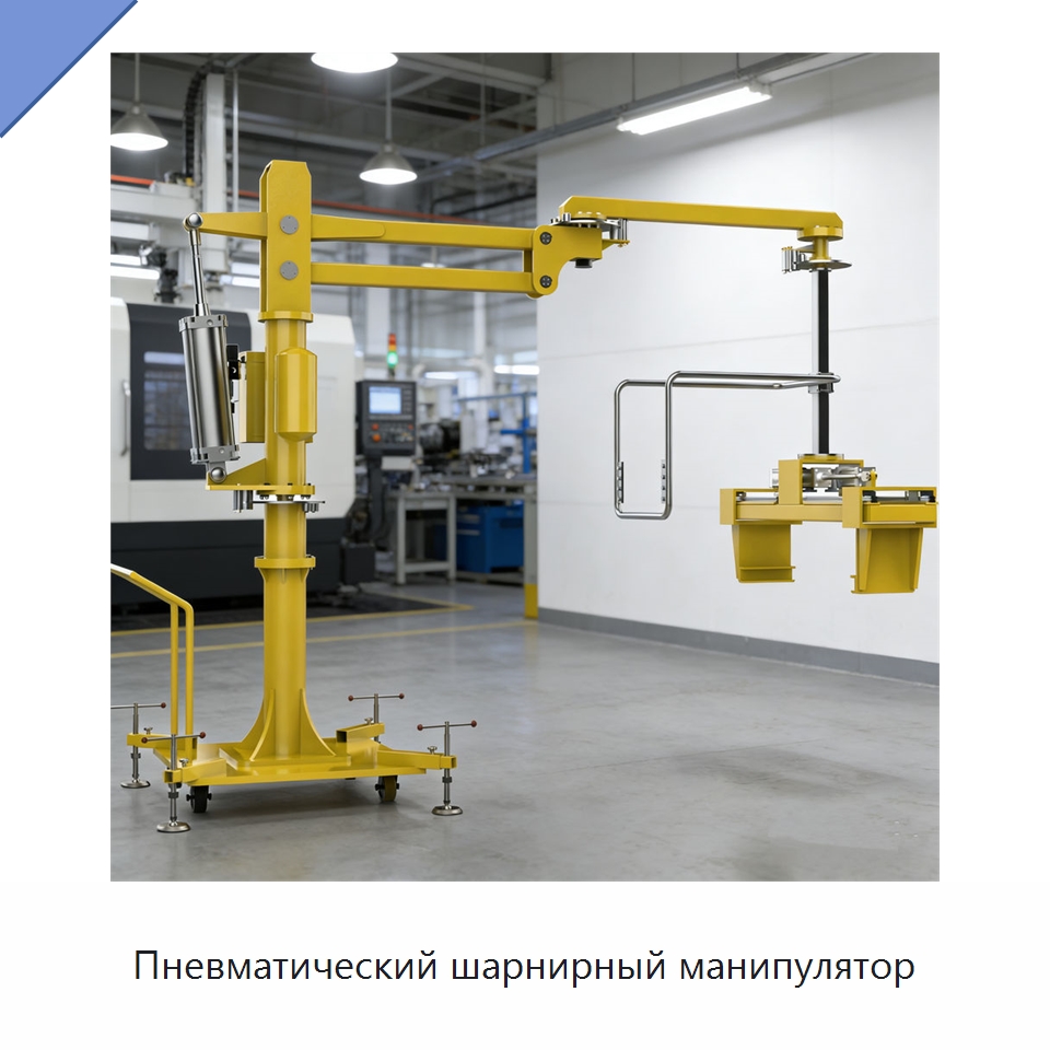 Пневматический шарнирный манипулятор — Манипуляторы