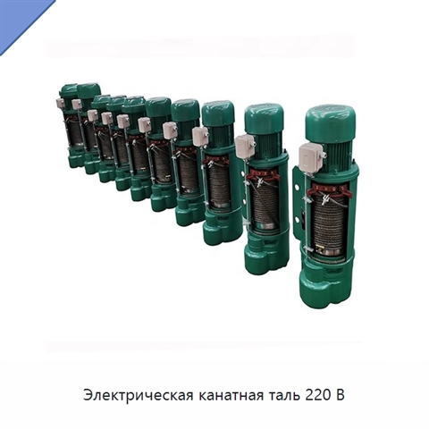 Электрическая канатная таль 220 В