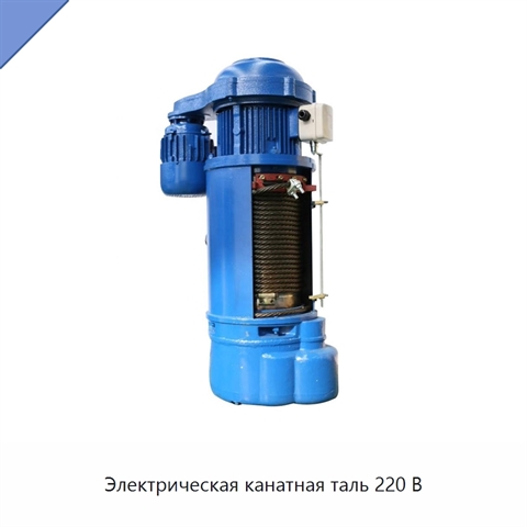 Электрическая канатная таль 220 В