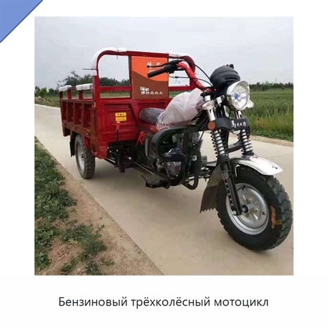 Бензиновый трёхколёсный мотоцикл