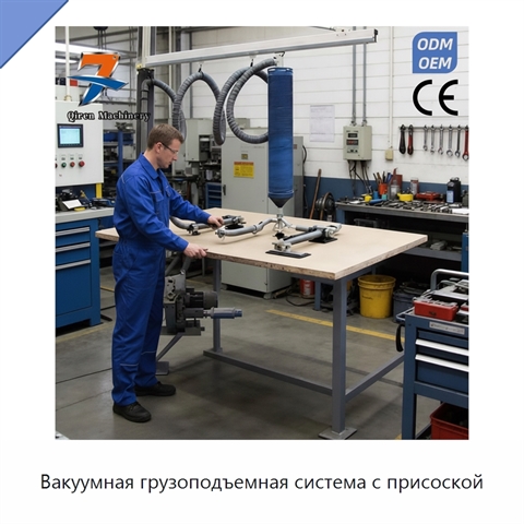Вакуумная грузоподъемная система с присоской