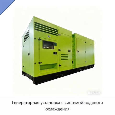 Генераторная установка с системой водяного охлаждения