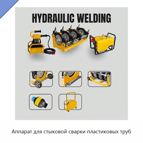 Аппарат для стыковой сварки пластиковых труб