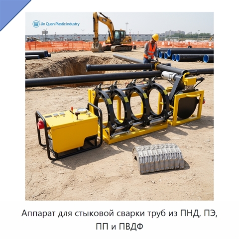 Аппарат для стыковой сварки труб из ПНД, ПЭ, ПП и ПВДФ