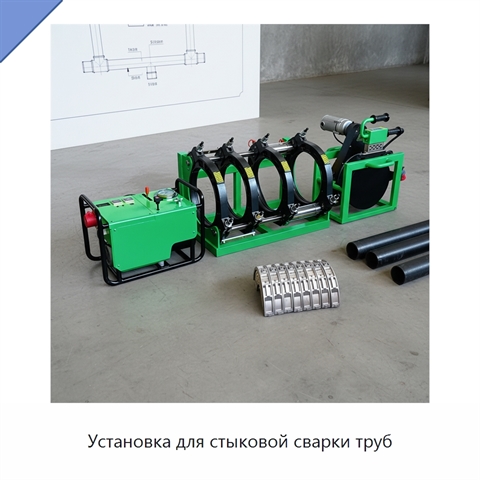 Установка для стыковой сварки труб