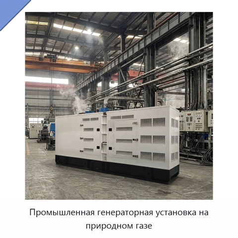 Промышленная генераторная установка на природном газе