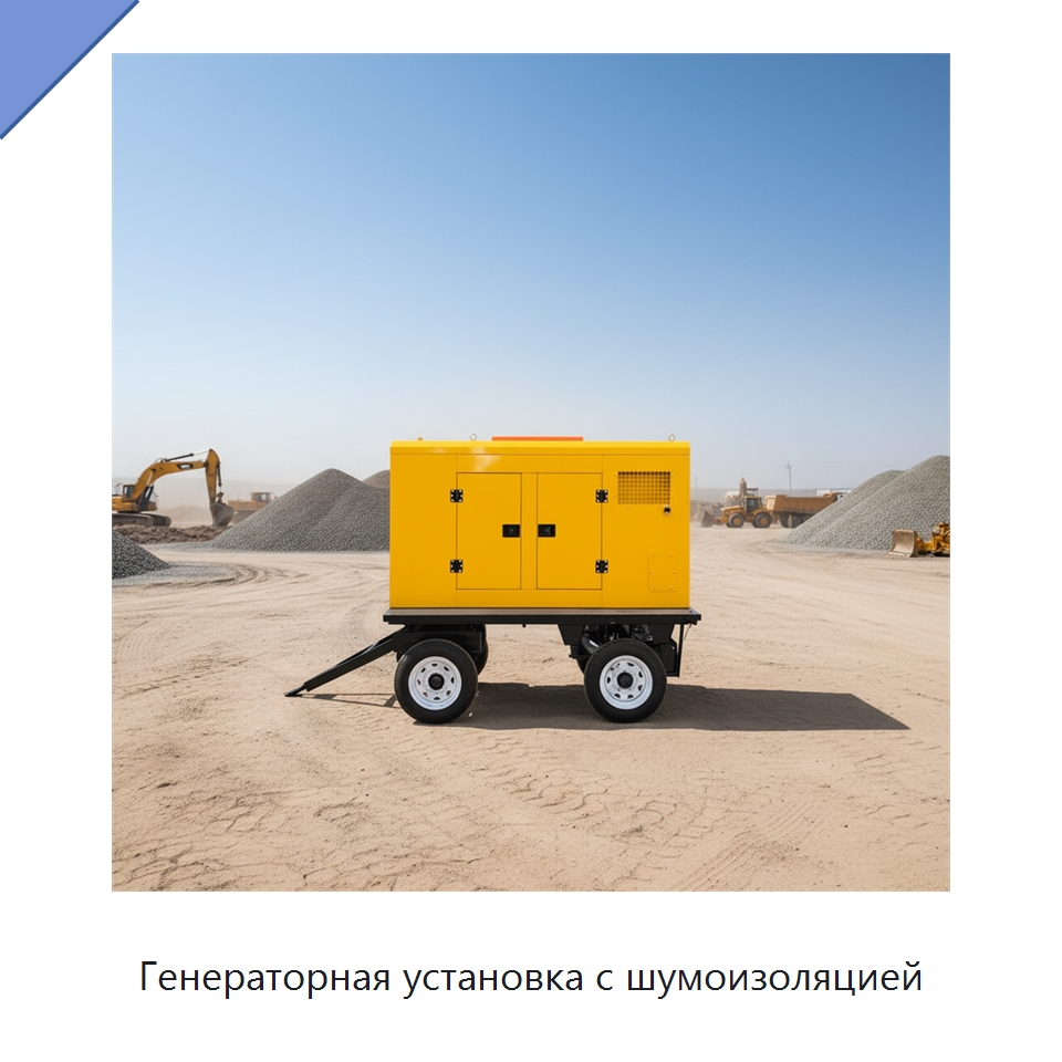 Генераторная установка с шумоизоляцией — Дизельные генераторы