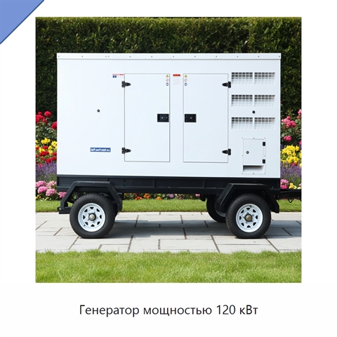 Генератор мощностью 120 кВт