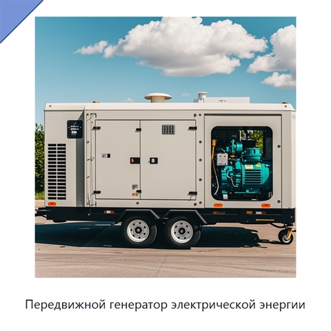 Передвижной генератор электрической энергии