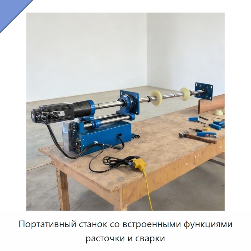Портативный станок со встроенными функциями расточки и сварки — Расточные станки