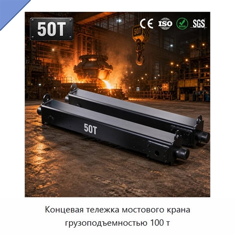 Концевая тележка мостового крана грузоподъемностью 100 т