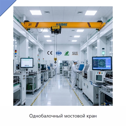 Однобалочный мостовой кран