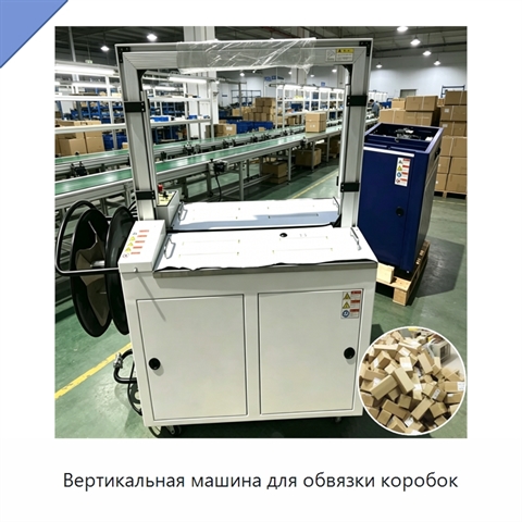 Вертикальная машина для обвязки коробок