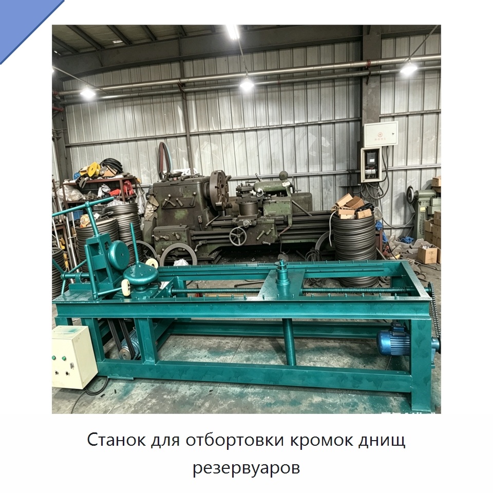 Станок для отбортовки кромок днищ резервуаров — Специальное оборудование для металлообработки и металлургии