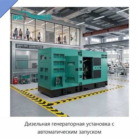 Дизельная генераторная установка с автоматическим запуском