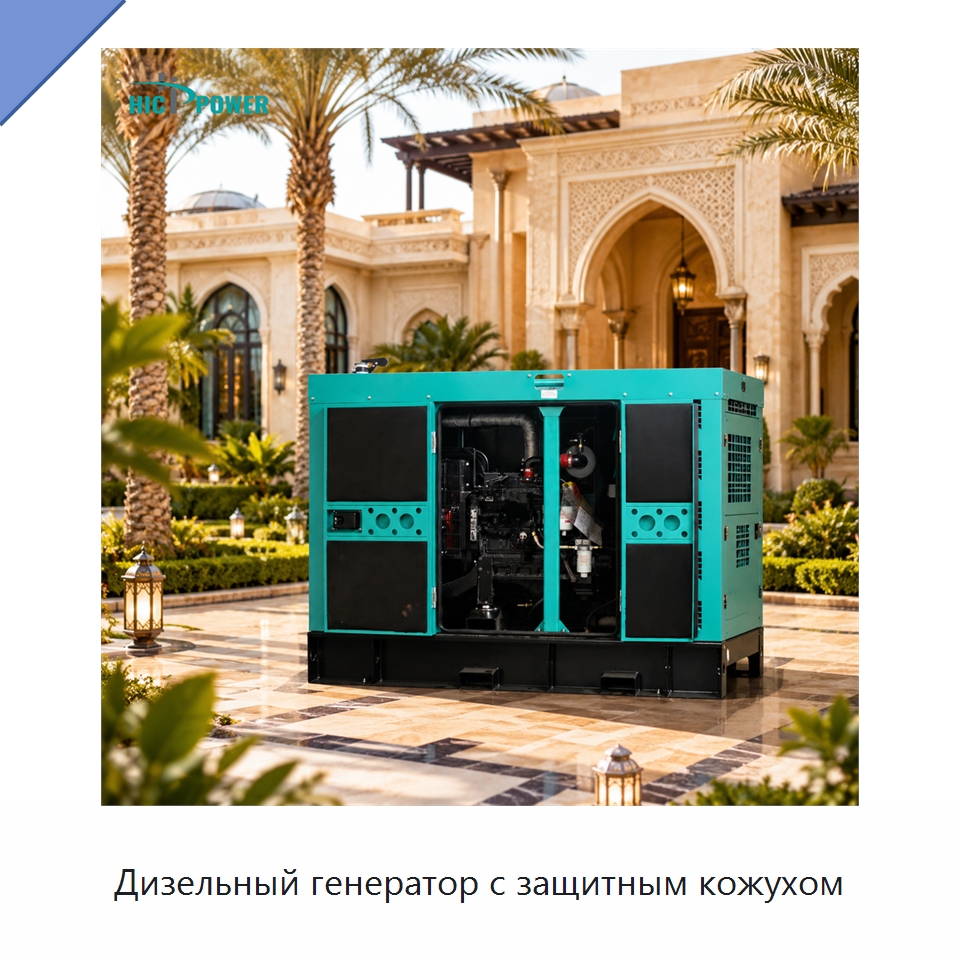 Дизельный генератор с защитным кожухом — Дизельные генераторы