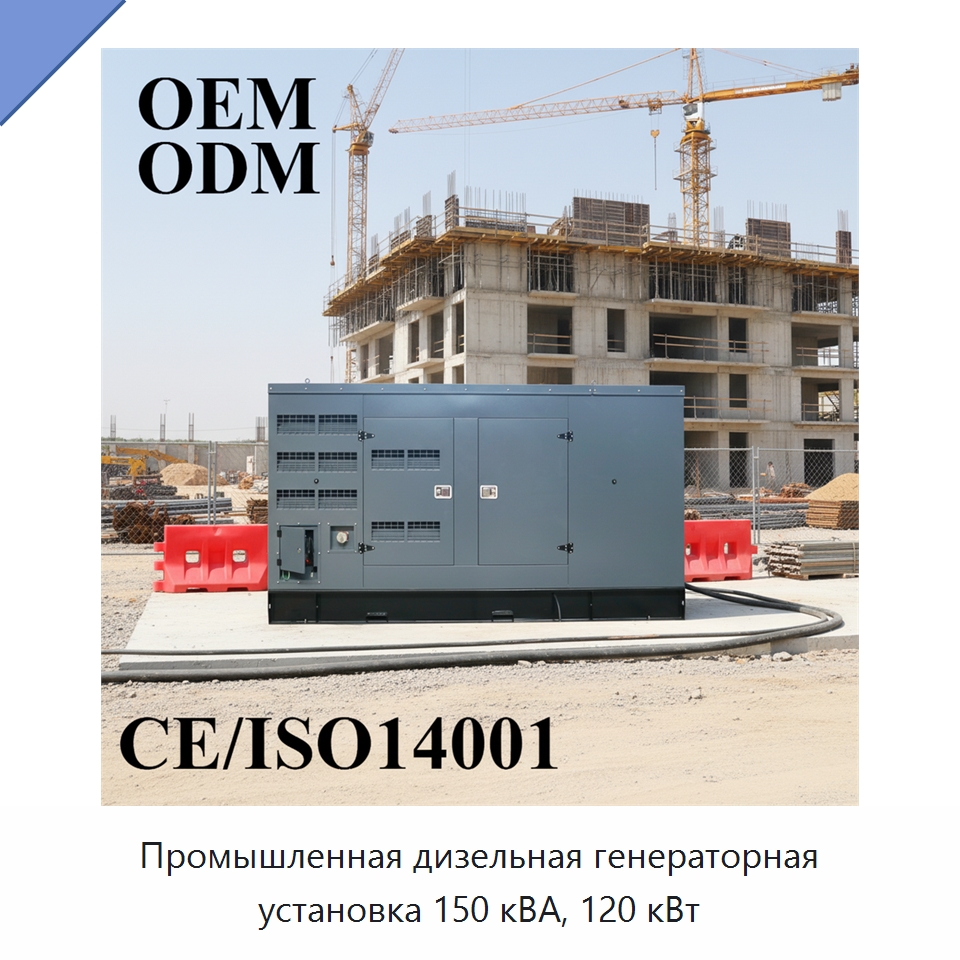 Промышленная дизельная генераторная установка 150 кВА, 120 кВт — Дизельные генераторы