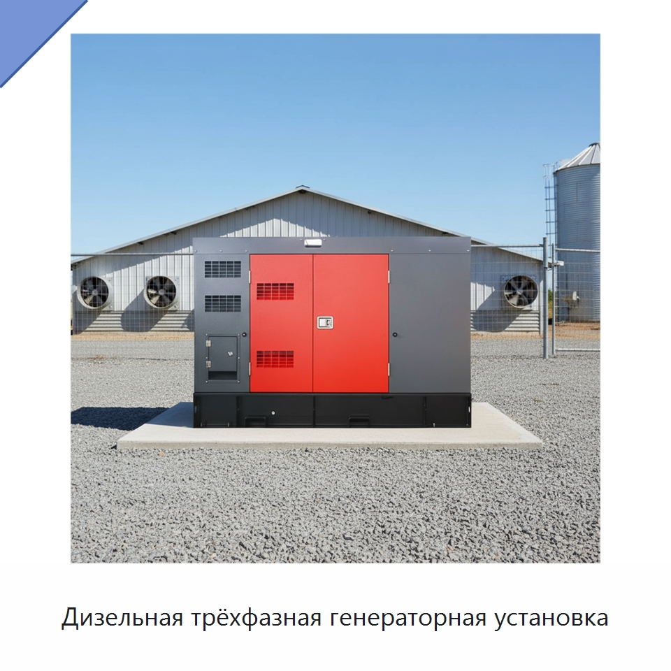 Дизельная трёхфазная генераторная установка — Дизельные генераторы